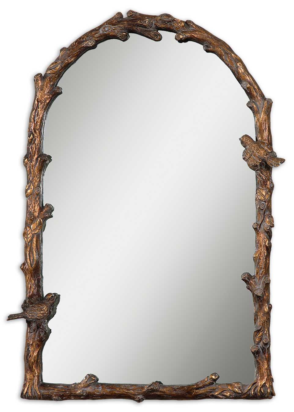Picture of PAZA ANTIQUE GOLD ARCH MIRROR